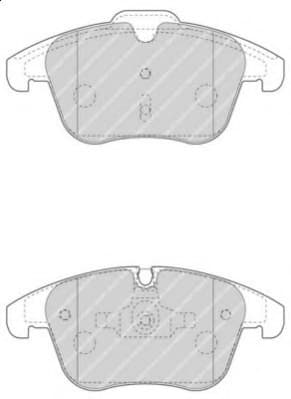 Brake pads front, Top Quality FDB4498