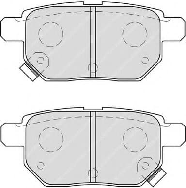 Brake pads rear, Top Quality FDB4042