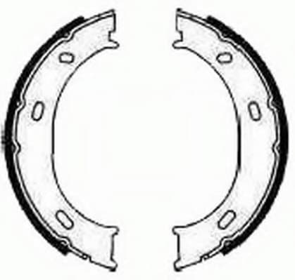Brake shoes handbrake, Top Quality FSB624