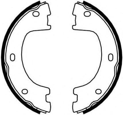Brake shoes handbrake, Top Quality FSB4103