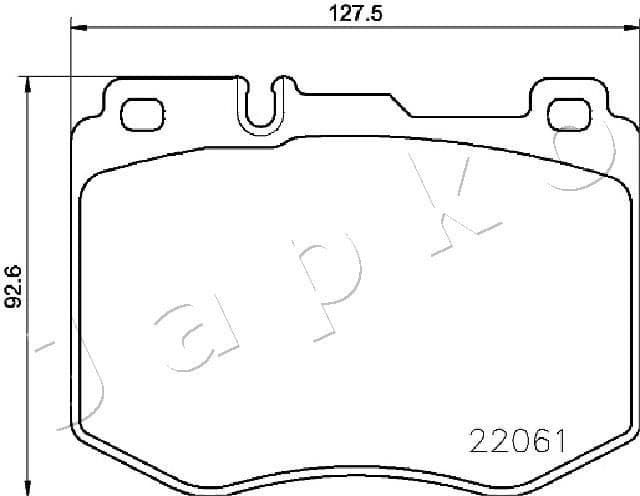Brake Pad Set, disc brake 500516 - image 2