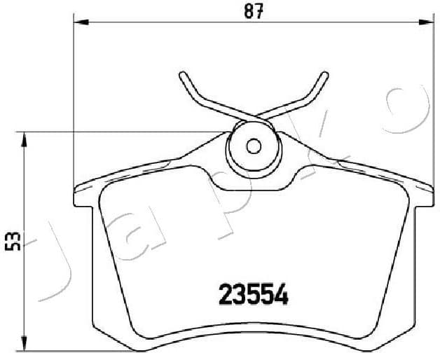 Brake Pad Set, disc brake 510700 - image 2