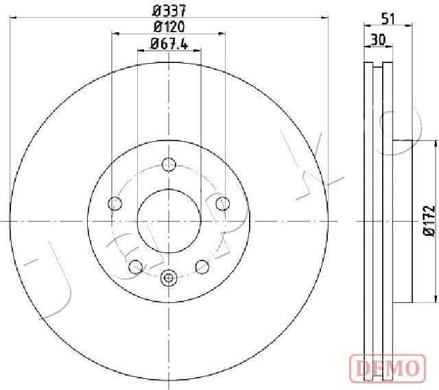Brake Disc 610323C