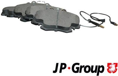 Brake Pad Set, disc brake JP 4163603110