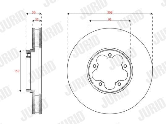 Brake Disc COAT+ 563701JC