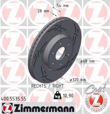 Brake Disc BLACK Z 400.5535.55