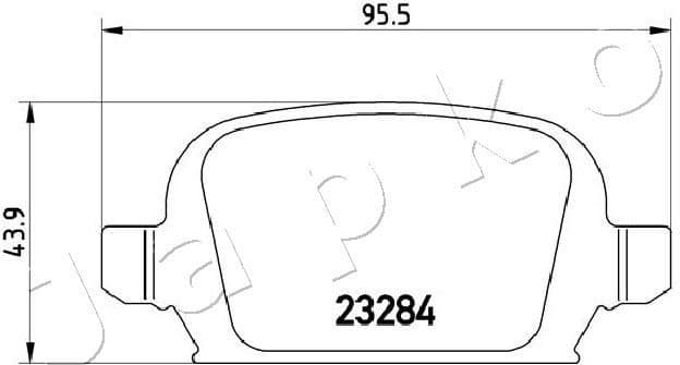 Brake Pad Set, disc brake 510402 - image 2