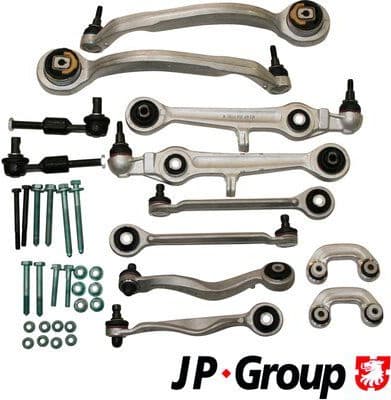 Control/Trailing Arm Kit, wheel suspension JP 1140103810