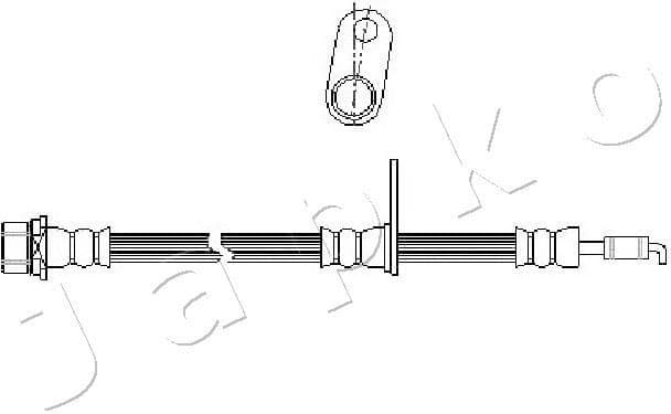 Holding Bracket, brake hose 692041 - image 2