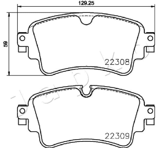 Brake Pad Set, disc brake 510910 - image 2