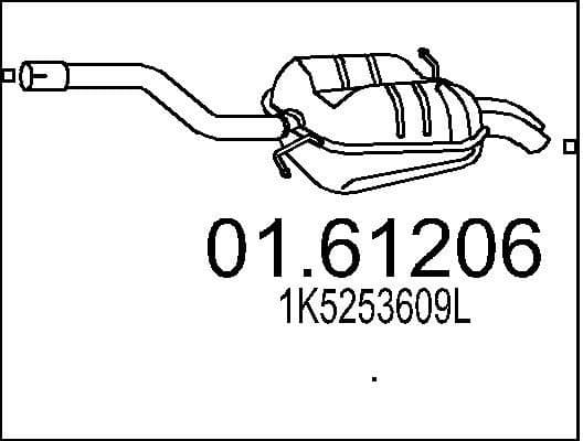 Rear Muffler 01.61206
