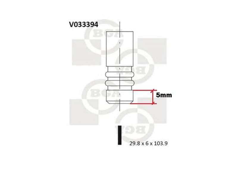 Valve exhaust V033394