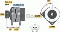 Alternator 0986040360