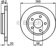 Brake Disc 0986478316