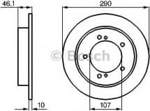 Brake Disc 0986478539