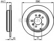 Brake Disc 0986478556