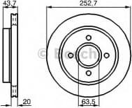 Brake Disc 0986478605