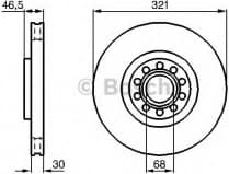 Brake Disc 0986478985
