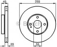 Brake Disc 0986478996