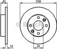 Brake Disc 0986479165