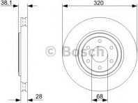 Brake Disc 0986479357