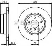 Brake Disc 0986479442