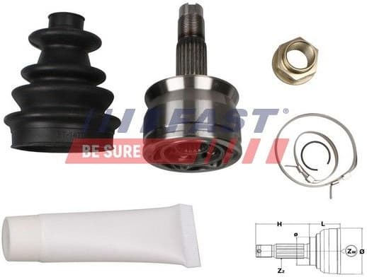Joint Kit, drive shaft FT25077K
