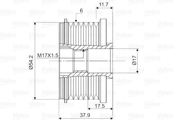 Alternator Freewheel Clutch VALEO NEW SPARE PART 588110 - image 4