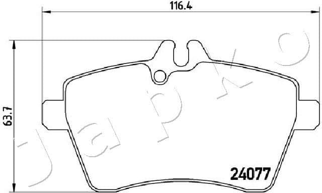 Brake Pad Set, disc brake 500502 - image 2