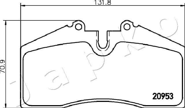 Brake Pad Set, disc brake 500904 - image 2