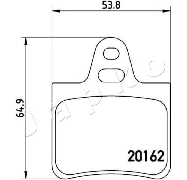 Brake Pad Set, disc brake 510612 - image 2