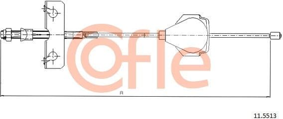 Cable Pull, parking brake 92.11.5513