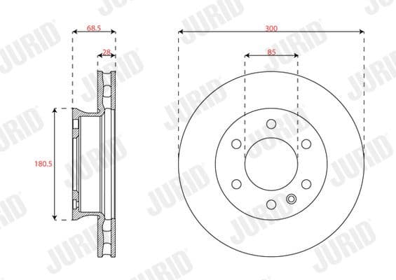 Brake Disc 563677J-1 - image 2