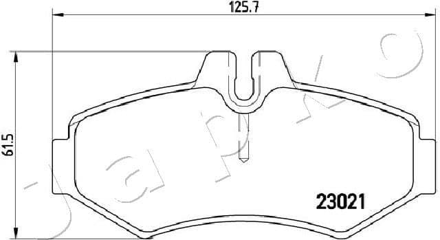 Brake Pad Set, disc brake 510513 - image 2