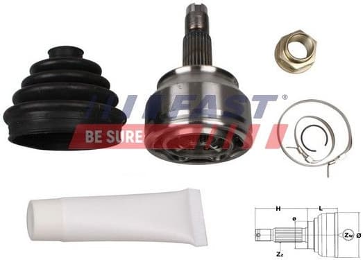 Joint Kit, drive shaft FT25083K