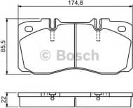 Brake Pad Set, disc brake 0986494257