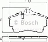Brake Pad Set, disc brake 0986494265