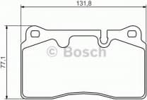 Brake Pad Set, disc brake 0986494351