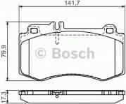 Brake Pad Set, disc brake 0986494405
