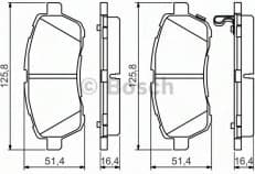Brake Pad Set, disc brake 0986494574