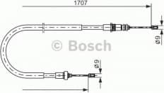 Cable Pull, parking brake 1987477587