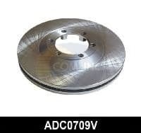 Brake disc, 1pcs FRONT ADC0709V