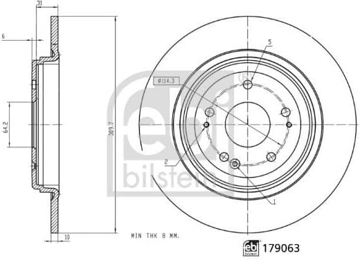 Brake Disc 179063