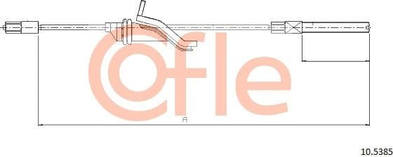 Cable Pull, parking brake 92.10.5385