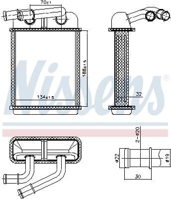 Heat Exchanger, interior heating 707313