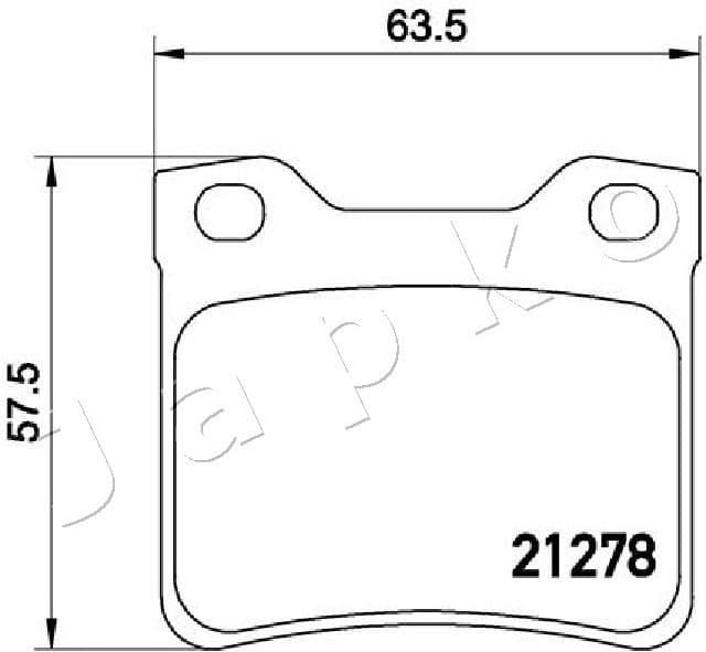 Brake Pad Set, disc brake 510615 - image 2