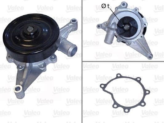 Water Pump, engine cooling 506820 - image 2