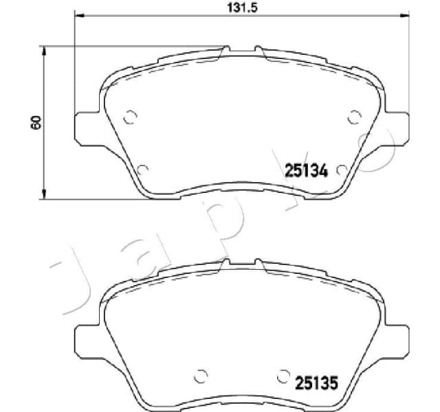 Brake Pad Set, disc brake 500301 - image 2