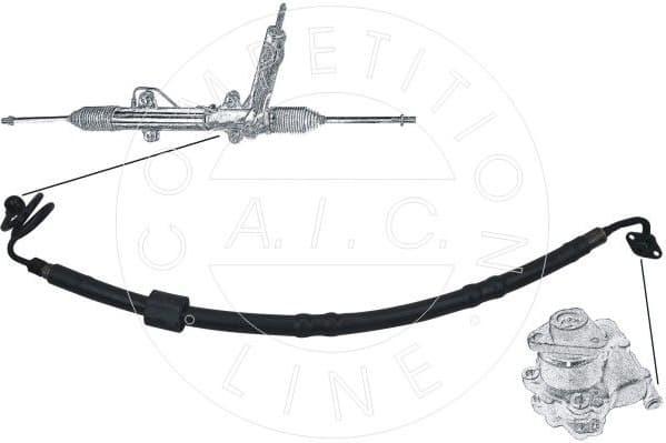 Hydraulic Hose, steering Original AIC Quality 58285 - image 2