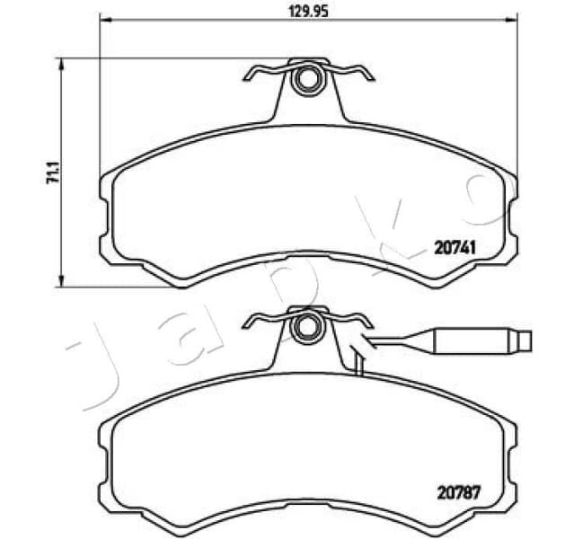 Brake Pad Set, disc brake 500606 - image 2